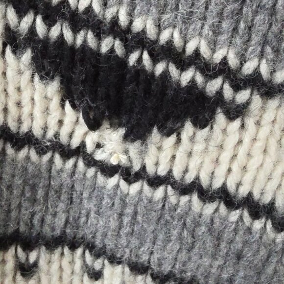 ARITZIA | TNA Sea to Sky 100% Lambswool Cardigan Sweater zip up sz S - Picture 5 of 5